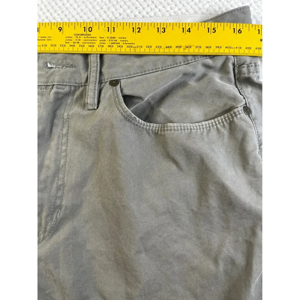 Polo Ralph Lauren 34x32 Straight Leg Chino Olive‎ Grey 5-Pocket Missing button